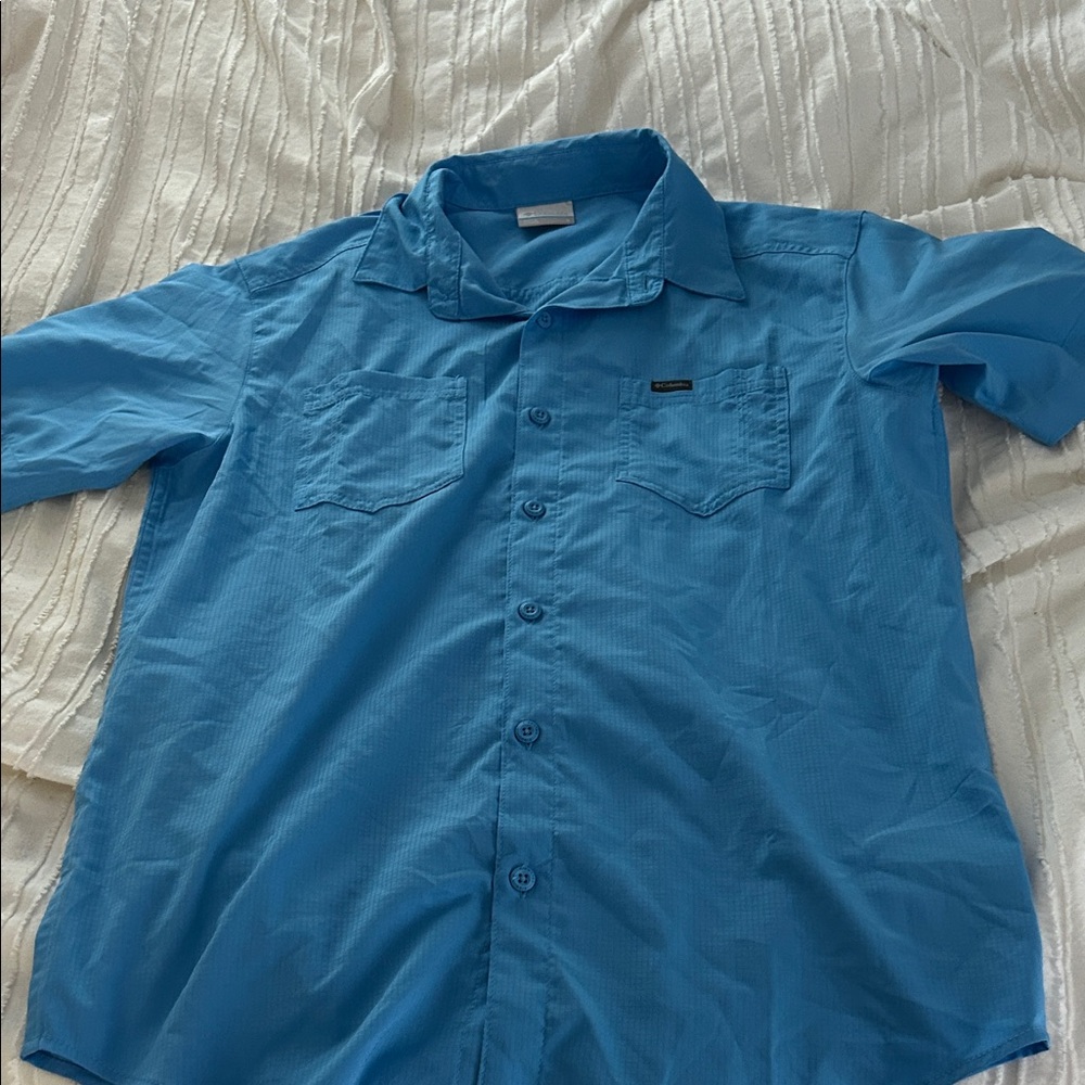 Columbia Men's Vibrant Blue Casual Shirt